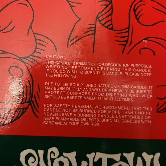 Kurt Adler Christmas Snowman Taper Candles Snowtown 10” NWT - Picture 7 of 7